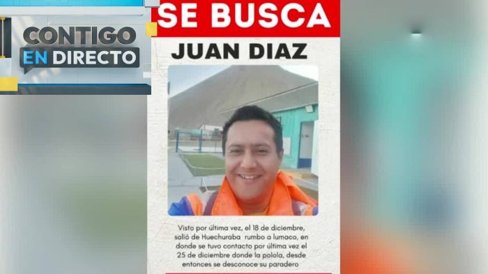 La misteriosa desaparición de Juan Díaz: Fue a buscar auto chocado por pareja y nunca regresó