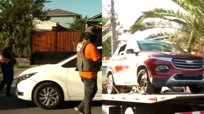 Desbaratan presunta banda dedicada a portonazos en Maipú: Desmantelaban vehículos robados en una casa