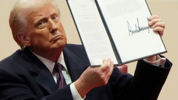 Lista completa: La “avalancha de medidas” de Trump en sus primeras 24 horas como presidente de EE.UU.