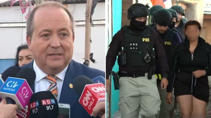 Fiscal Ángel Valencia por megaoperativo: “Estamos dando un duro golpe” al Tren de Aragua en Chile