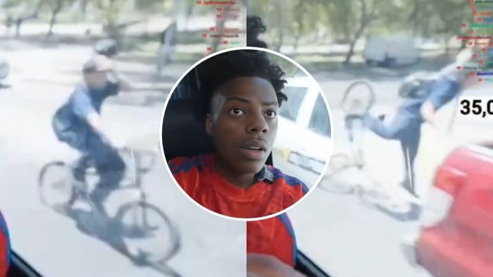 VIDEO | Locura por Speed en Chile: Fanático sufrió dura caída mientras seguía al streamer por Santiago