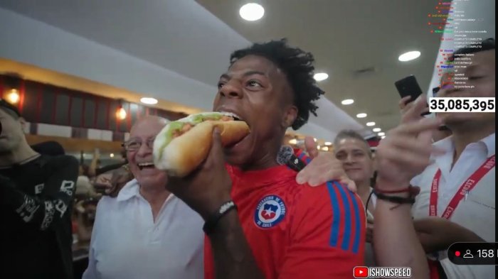 Speed en Chile: Así reaccionó el streamer al probar el completo por primera vez