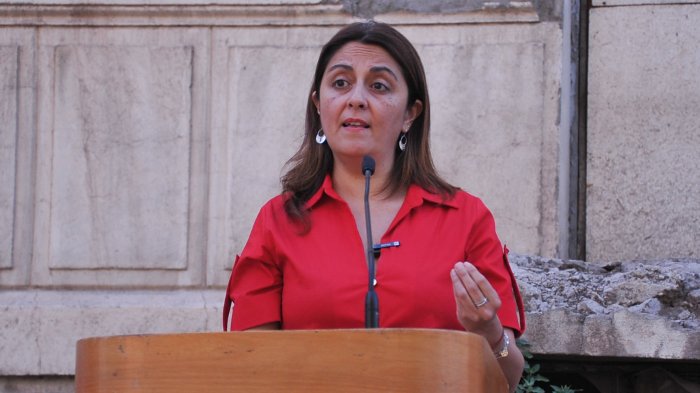 No guardó silencio: Marcela Sandoval declaró como imputada por fallida venta de la casa de Allende