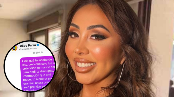 Naya Fácil ofrece disculpas públicas a Felipe Parra tras polémica: “Fue un malentendido”