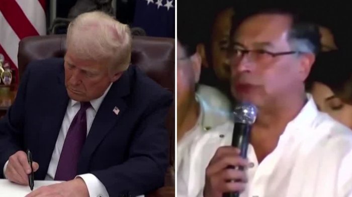 Al borde de la guerra comercial: Colombia y Estados Unidos llegaron a acuerdo por deportados