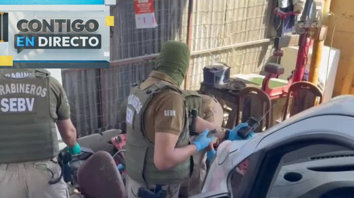 Fiscalización de talleres de vehículos y desarmadurías dejó a dos detenidos en Pudahuel