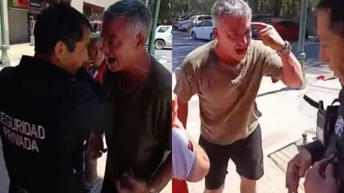 Viralizan a turista argentino por múltiples gritos racistas en Isla de Maipo