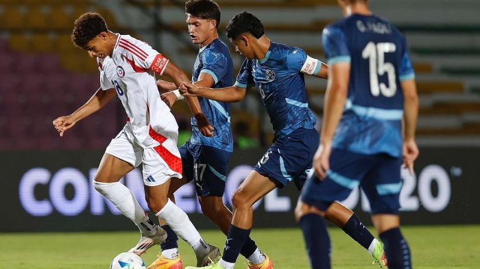 Chile tropezó ante Paraguay y cerró con una derrota la fase de grupos del Sudamericano Sub 20