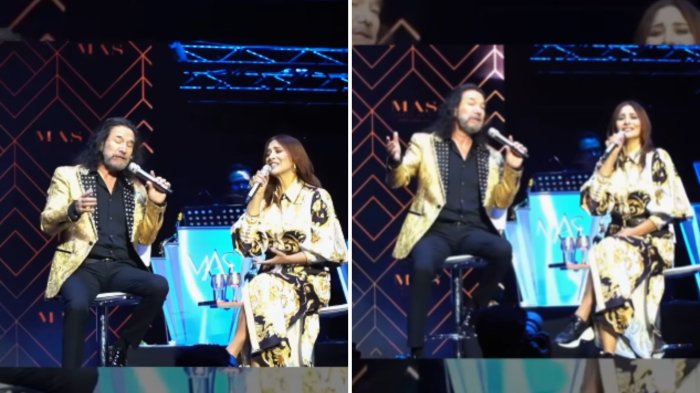 VIDEO | Myriam Hernández sorprende en concierto de Marco Antonio Solís en Chile