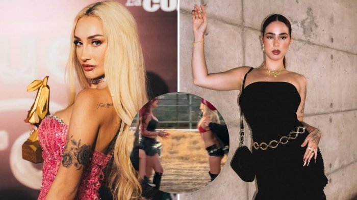 Filtran fotos de supuesta pelea entre Fran Maira y Loyaltty tras grabar videoclip