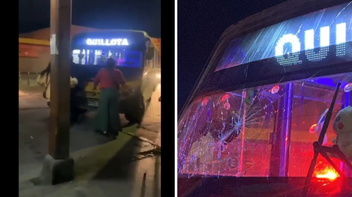 Captan violenta pelea en Limache: Chofer dejó grave a sujeto tras golpearlo con un martillo en la cabeza