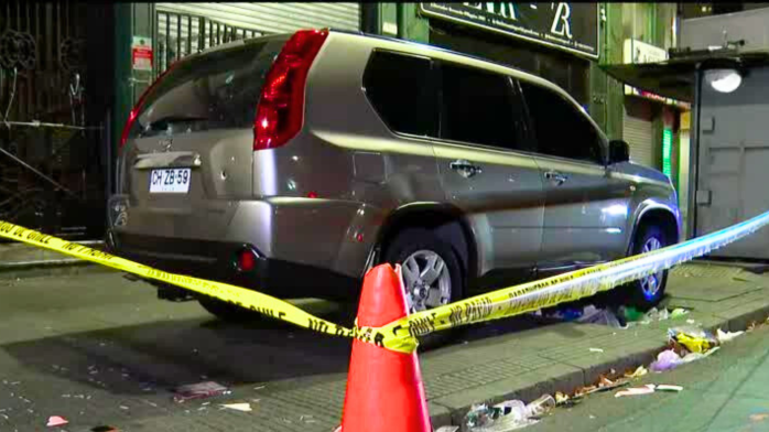 Conductor fue atacado a balazos en Santiago Centro: Recibió un impacto en la mandíbula