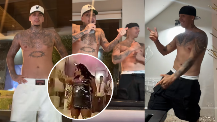 Pailita y Young Cister recrean presentación de Anita María Muñoz y se hacen virales