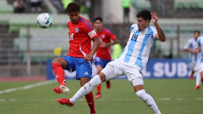 Chile dio pelea, pero sucumbió ante Argentina y arrancó con derrota el hexagonal Sub 20