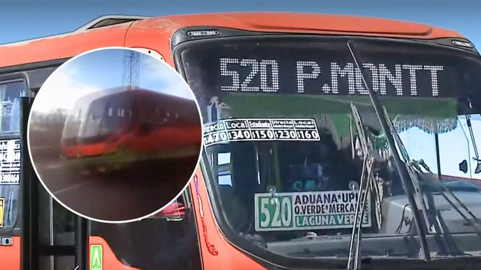 Casi cae a barranco en Valparaíso: Chofer realizó arriesgada maniobra tras quedar sin frenos