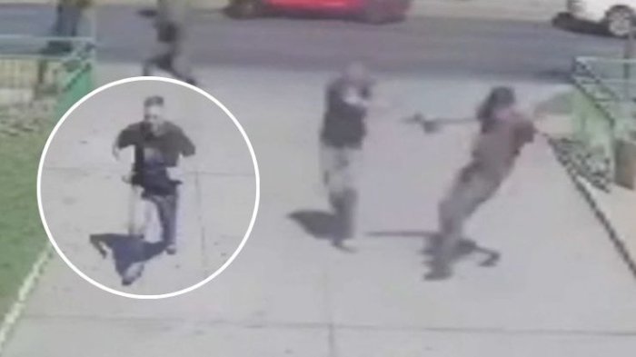 VIDEO | Captan impactante disparo contra carabinero en San Joaquín: Se salvó por chaleco antibalas