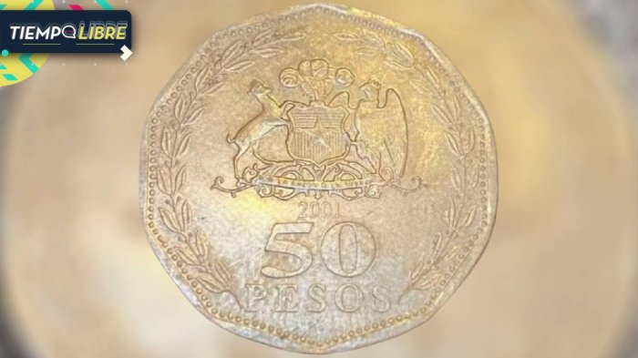 Esta moneda de $50 podría valer hasta medio millón de pesos: En esto debes fijarte