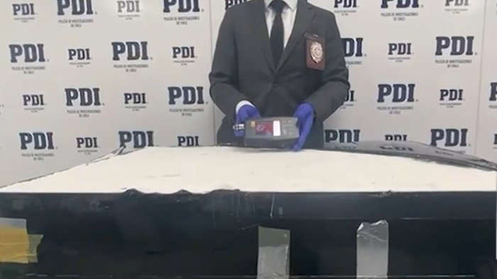 Histórico decomiso en el aeropuerto de Santiago: PDI incautó 102 kilos de metanfetamina