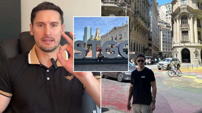 De precios a inseguridad: Argentino analizó Santiago y sus conclusiones sin filtro se viralizaron