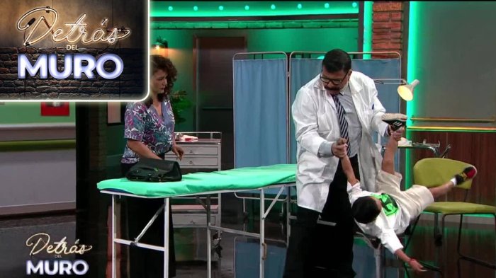 ¡Lo revisó sin piedad! Miguelito debió someterse a exhaustivos exámenes en Detrás Del Muro