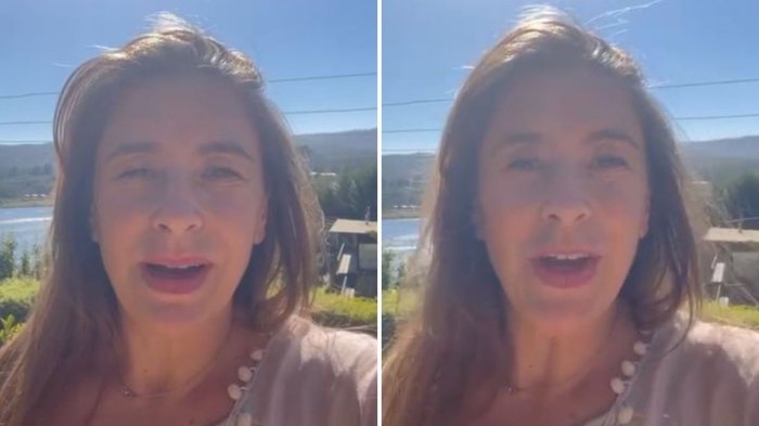 Actriz Patricia López denunció haber sido expulsada de una playa en el Lago Vichuquén