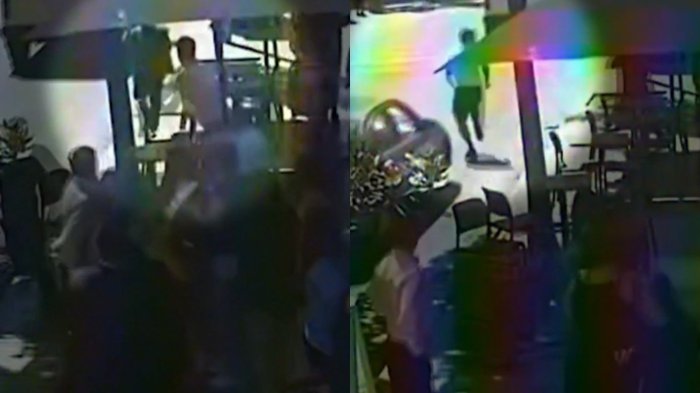 Lo apuñaló en plena vía pública y se dio a la fuga: Captan violento ataque a “puntero” en Santiago