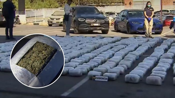 Una tonelada de marihuana y un gendarme detenido: PDI logra la mayor incautación de 2025