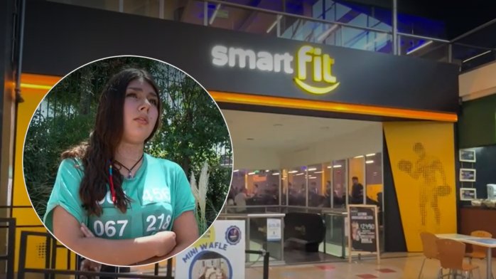 Joven quedó atrapada en gimnasio por horas: Le cobraron puerta rota en indemnización