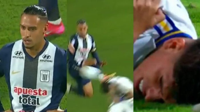 Digno de la UFC: La brutal patada que recibió Carlos Palacios en duelo de Boca ante Alianza Lima