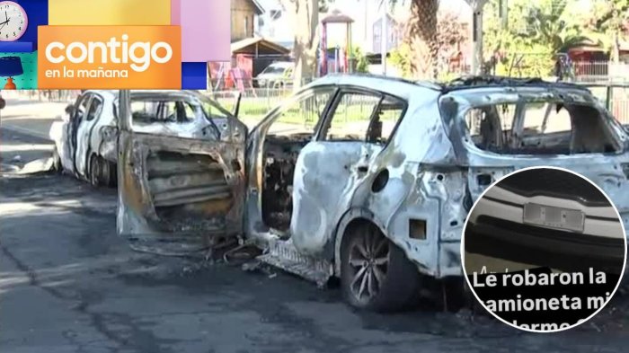 Familia de cantante urbano sería presunta víctima de la quema de autos en Puente Alto