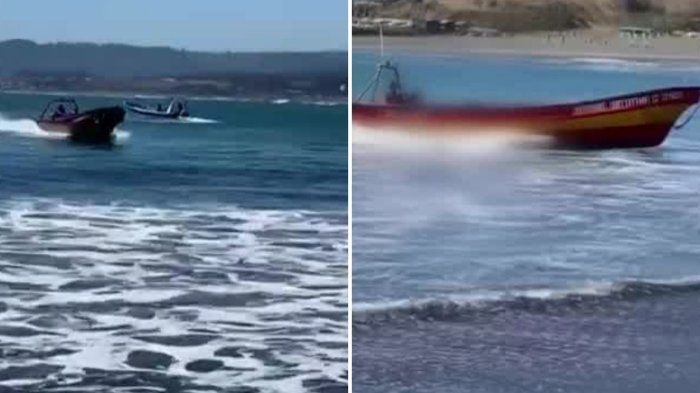 Surfista murió tras ser impactada por lancha en playa de Cobquecura: Revelan video clave