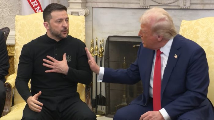 Trump protagoniza tensa discusión con Zelinski: Lo echó de la Casa Blanca