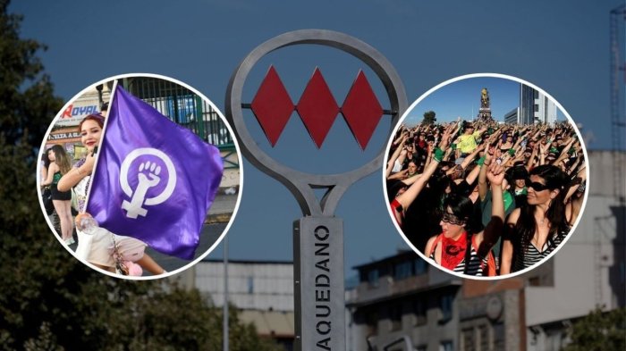 60 estaciones del Metro fueron “renombradas” en antesala del 8M: De Mayo Feminista a Lastesis