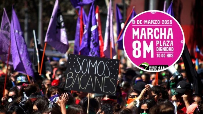 8M: ¿Dónde y a qué hora es la marcha por el Día de la Mujer en Santiago?