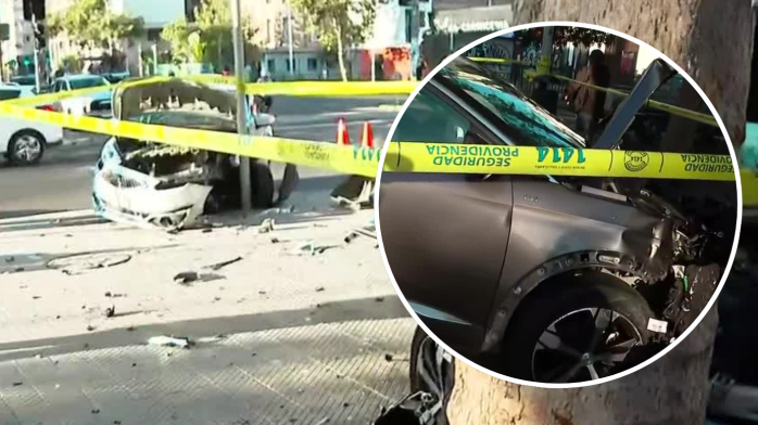 VIDEO | Violento choque en Providencia: Tránsito se mantiene interrumpido en el sector