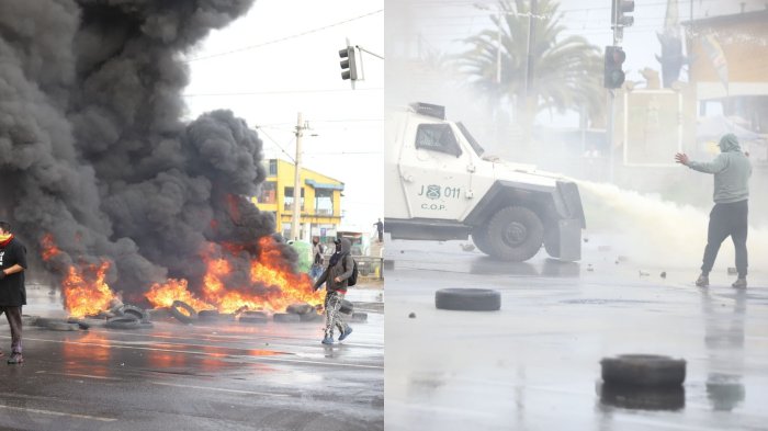 Pescadores artesanales protestan en Valparaíso por postergado proyecto de cuotas de pesca