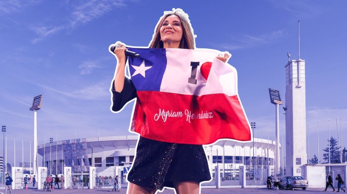 La primera chilena en la historia: Myriam Hernández anunció concierto en el Estadio Nacional