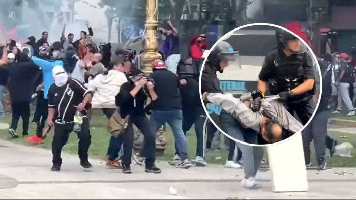 VIDEO | Protesta por jubilados en Argentina dejó decenas de heridos y 150 detenidos