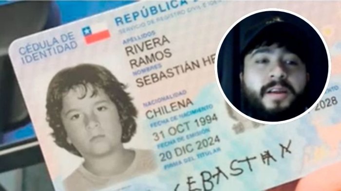 Hombre de 30 años renovó su carnet y recibió documento con foto y firma de cuando era niño