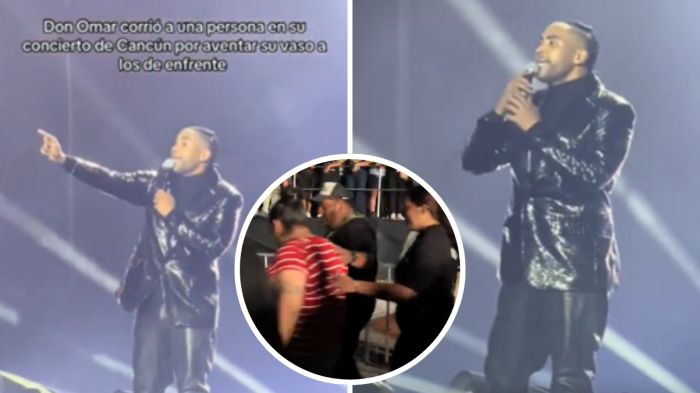 Don Omar detiene concierto en México para expulsar a una fanática que estaba molestando al público