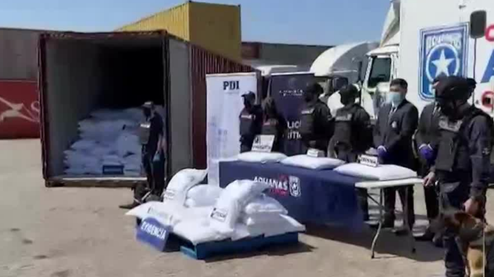 Interceptan cargamento de 146 toneladas de químicos para elaborar droga: Venían como detergente