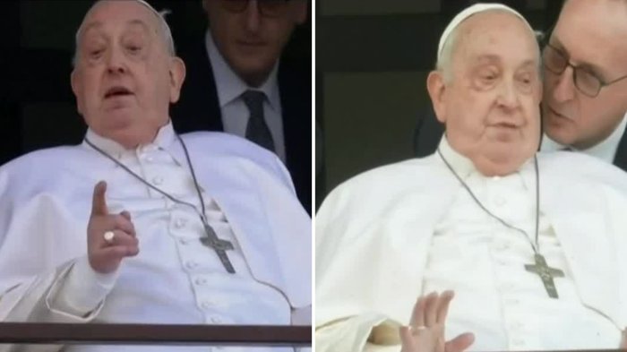VIDEO | Así fue la primera aparición del papa Francisco desde el Policlínico Gemelli de Roma