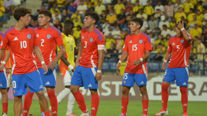 La Roja Sub 17 cayó en su debut en el Sudamericano ante Colombia