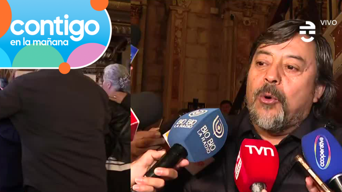 Bombo Fica emocionado en el último adiós a Tommy Rey: “Un hombre con opinión y valor social”