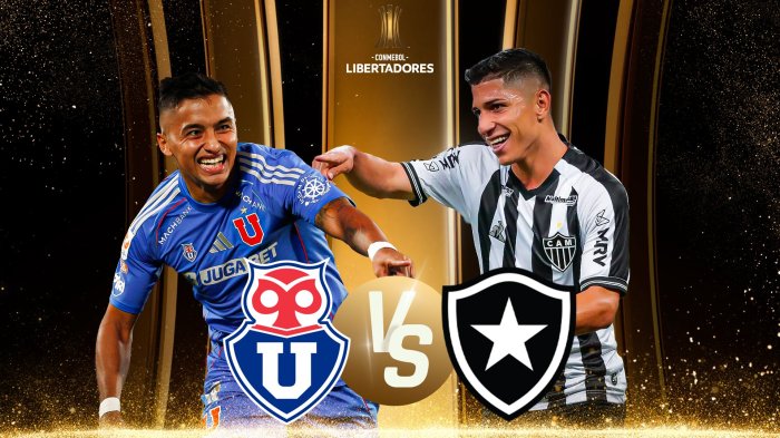 Universidad de Chile vs Botafogo: Dónde ver EN VIVO y ONLINE partido por Copa Libertadores