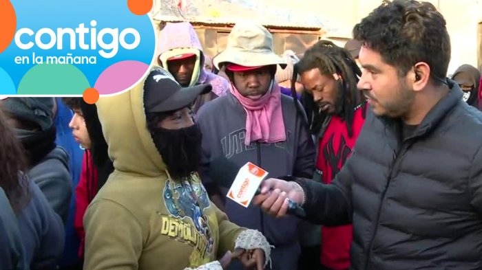 Ciudadana haitiana se opone a desalojo en toma de San Felipe y acusó discriminación