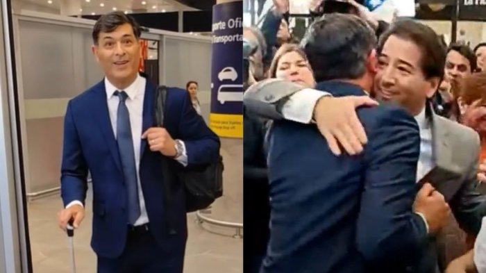 Franco Parisi volvió a Chile para nueva carrera presidencial: Javier Olivares lideró “barra” del PDG