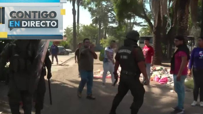 Graves incidentes tras desalojo de inmueble que era ocupado como centro de rehabilitación en Renca