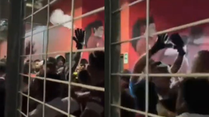 Volaron botellas y bolsas de hielo: Batalla campal en La Portada tras caliente clásico entre La Serena y Coquimbo