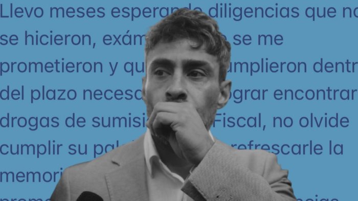 “Jamás me hicieron el examen”: Denunciante de Jorge Valdivia apunta contra fiscal del caso